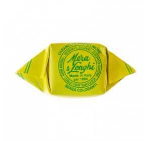 Lemon candies in tin box